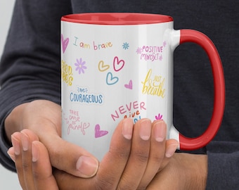 Empowering Words Mug: Inspirational Messages for a Brighter Day