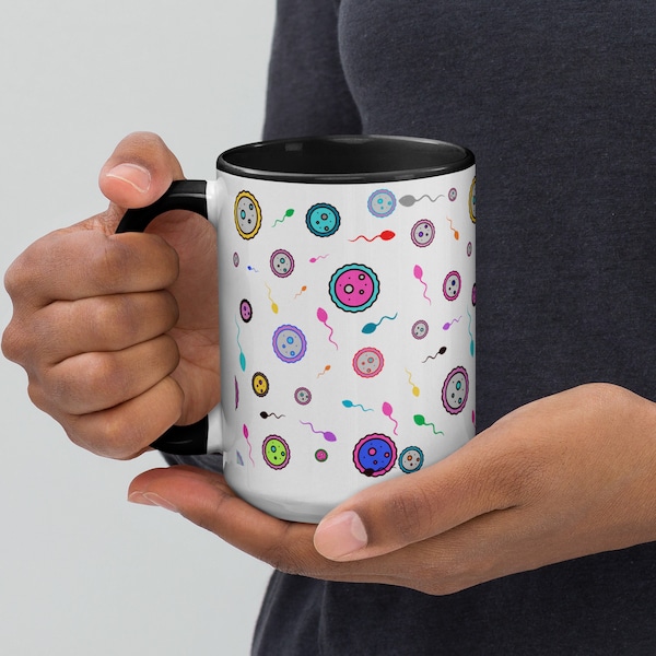 Colorful Sperm and Egg Mug