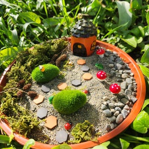 Set 12 Animali Fatati In Resina Per Giardino - Miniatura Per Decorazione, Terrari, Case Delle Bambole - Foto 14