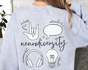 Neurodiversity Adult Crewneck Sweatshirt