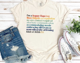 Neurodiversity Affirming BCBA T Shirt