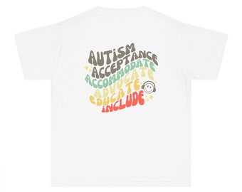 Autism Acceptance Retro Kids T Shirt
