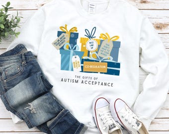 The Hanukkah Gifts of Autism Acceptance Sweatshirt