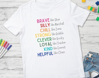 Just Like the Pups Kids T Shirt