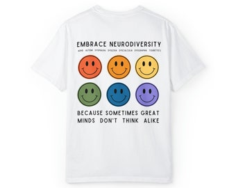 Neurodiversity Smiles Adult T Shirt