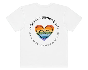 Neurodiversity Heart Adult T Shirt