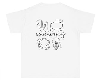 Neurodiversity Kids Comfort Colors Tee