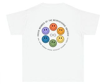 Neurodiverse Universe Kids Comfort Colors Tee