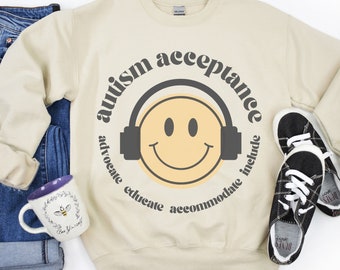 Abby's Shirt Retro Fall Adult Crewneck Sweatshirt