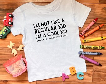Cool Kid Embrace Neurodiversity Toddler Tee