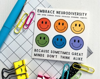 Embrace Neurodiversity Sticker
