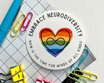 Embrace Neurodiversity Sticker