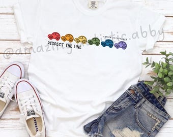 Respect the Line [all colors] Adult Tee