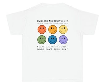 Embrace Neurodiversity Kids Comfort Colors Tee