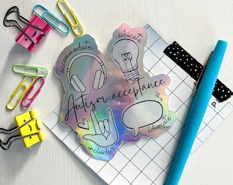Autism Acceptance Sticker