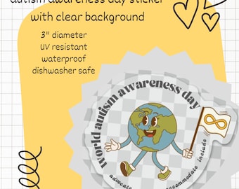 Autism Awareness Day Sticker