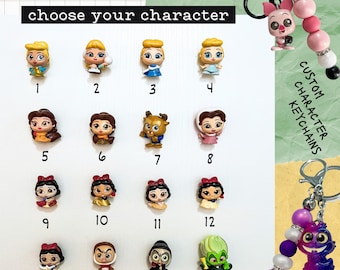 Custom Disney Princess Doorable Keychain - You Choose!