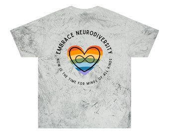 Neurodiversity Hearts Color Blast T-Shirt