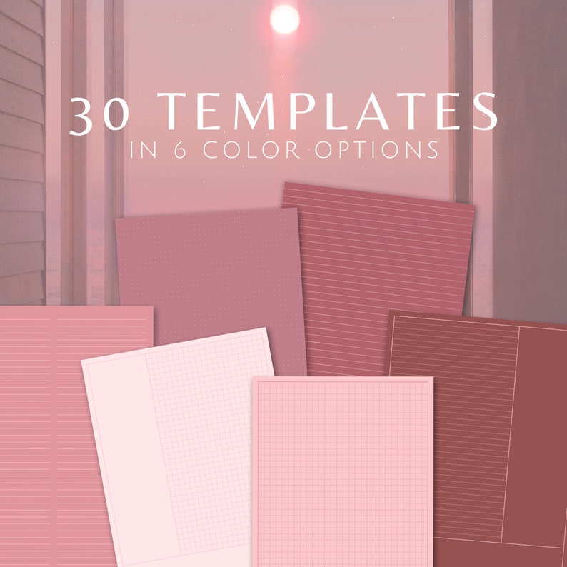 Digital Notetaking Papers Templates for Goodnotes Notability Etsy