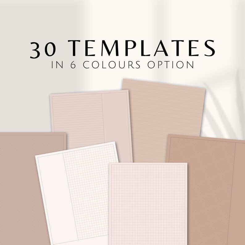 Digital Notetaking Papers Templates for Goodnotes Notability Etsy