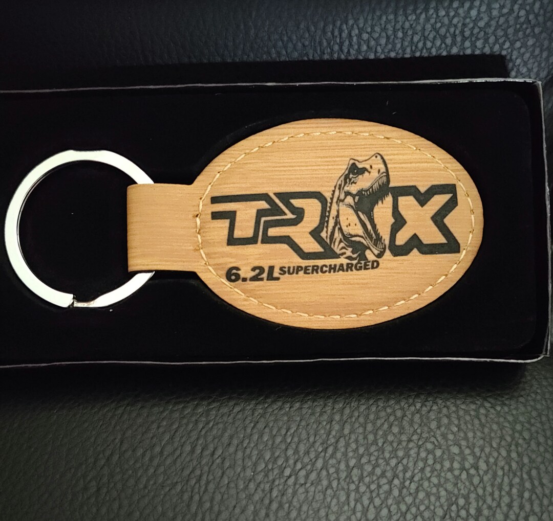 Laser Engraved Leather RAM TRX MOPAR Keychain New Model Etsy