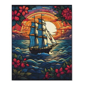 Diamond Painting Kit, High Quality DIY 5D Minimalist BOHO , Square Diamond, Cross Stitch Full Drill, Mosaic Decoration, Home Decor, Art Gift