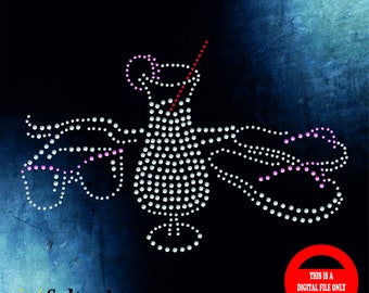 Biene Strass Vorlage zum Schneiden: SS6-SS10, SVG, Ai, PDF (Digital Download)