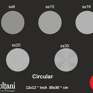 a black and white poster with four different circles