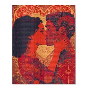 DIY Love Mosaic Diamond Painting Kit: Home Decor Art Gift