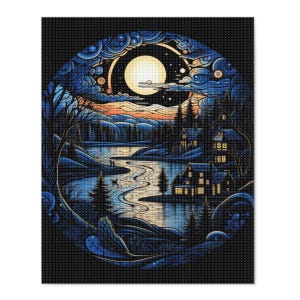 Diamond Painting Kit, High Quality DIY 5D Minimalist BOHO , Square Diamond, Cross Stitch Full Drill, Mosaic Decoration, Home Decor, Art Gift