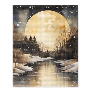 Diamond Painting Kit, High Quality DIY 5D Golden Silver , Square Diamond, Cross Stitch Full Drill, Mosaic Decoration, Home Decor, Art Gift
