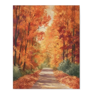 Kit per pittura a diamante, paesaggio autunnale 5D di alta qualità, strass rotondi, punto croce, decorazione a mosaico, decorazione per la casa, regalo artistico.