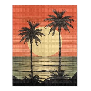 Diamond Painting Kit, High Quality DIY 5D Minimalist BOHO , Square Diamond, Cross Stitch Full Drill, Mosaic Decoration, Home Decor, Art Gift