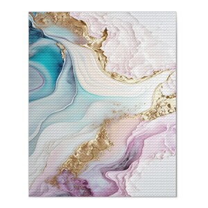 Kit per pittura a diamante, fai da te di alta qualità 5D astratto pastello, strass rotondi, punto croce completo, decorazione a mosaico, arredamento per la casa, regalo artistico