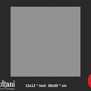a black and white photo of a square pattern