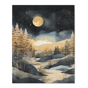 Diamond Painting Kit, High Quality DIY 5D Golden Silver , Square Diamond, Cross Stitch Full Drill, Mosaic Decoration, Home Decor, Art Gift