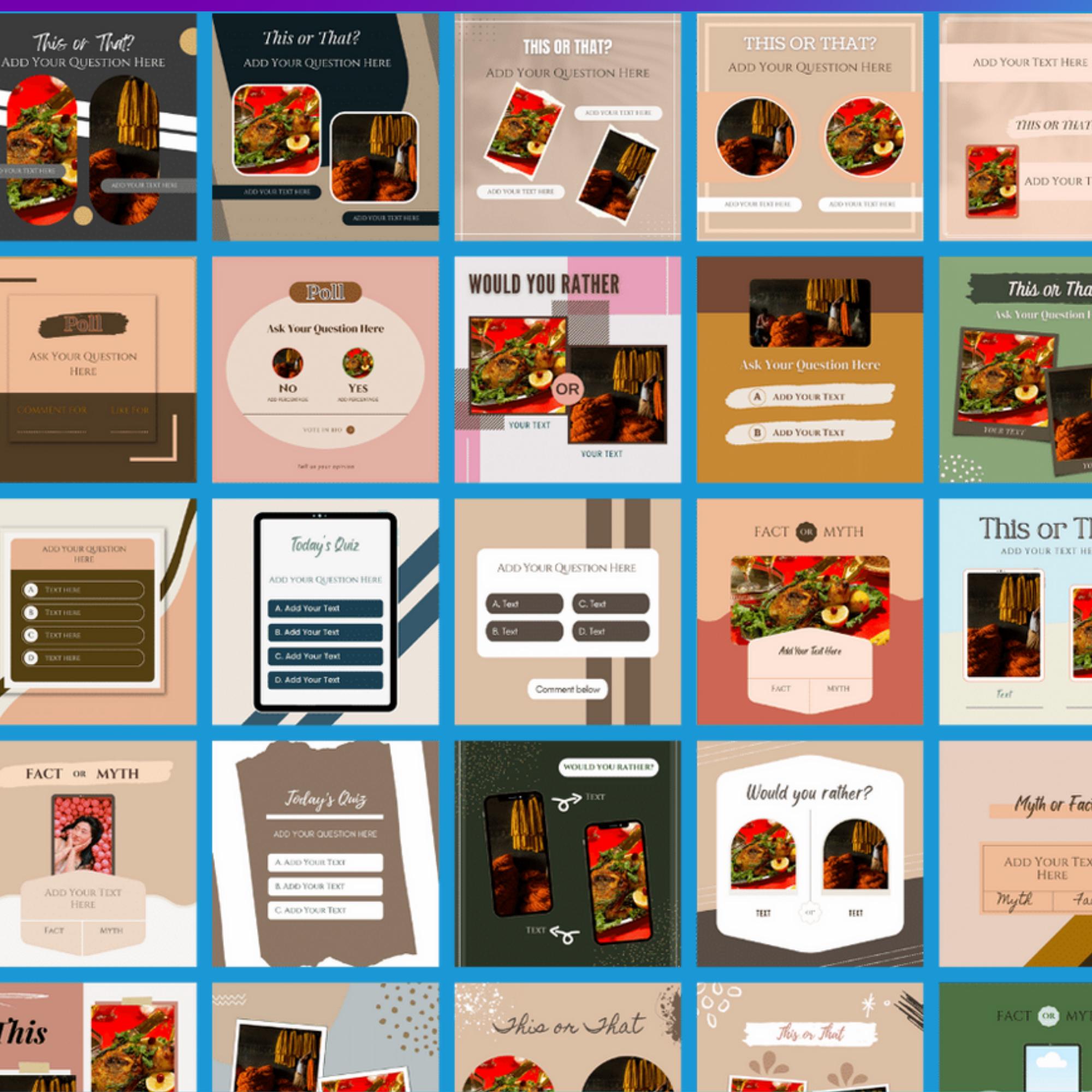 Paquete de plantillas de Canva para redes sociales / Más de 8400 ...