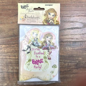 Bratz Fashion Pixiez Girls Party Invitations With Envelopes 8ct By Unique