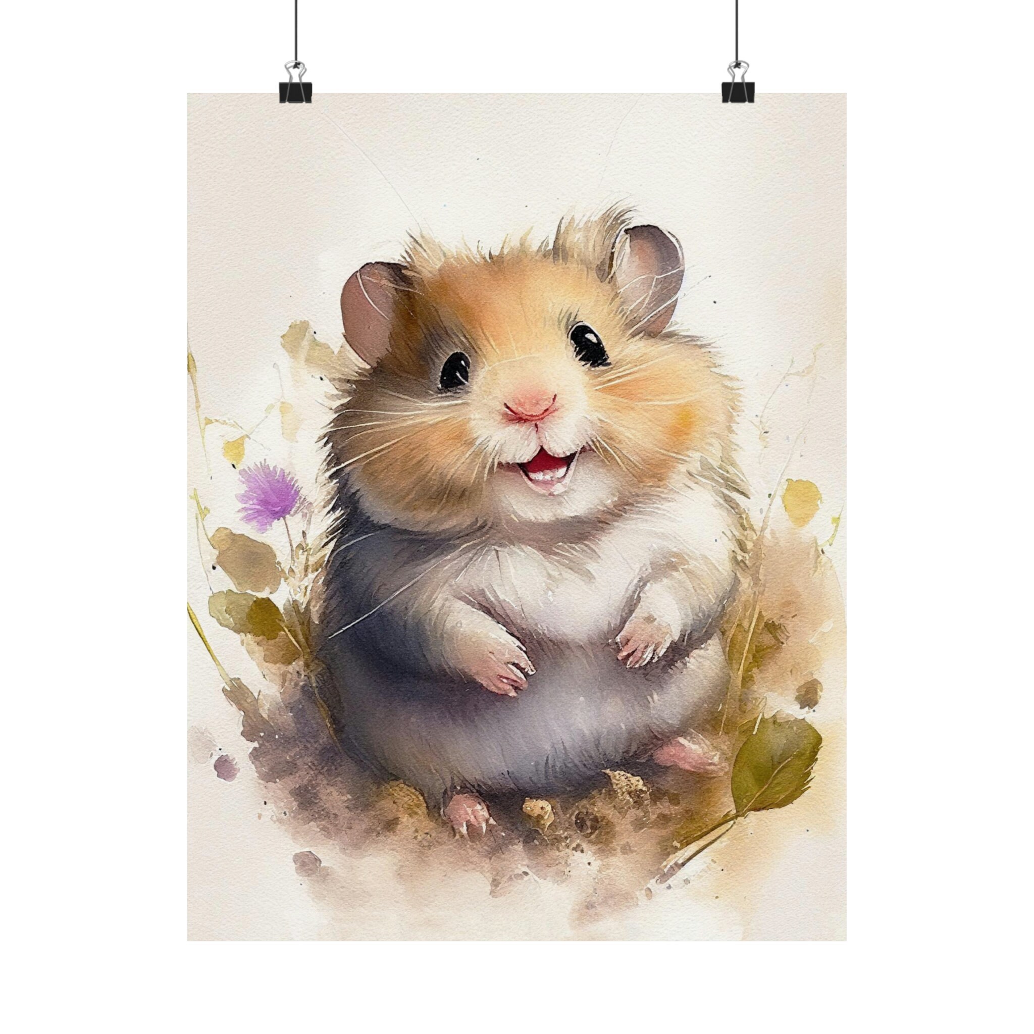 Discover Cute Little Mouse Premium Matte Vertical Poster