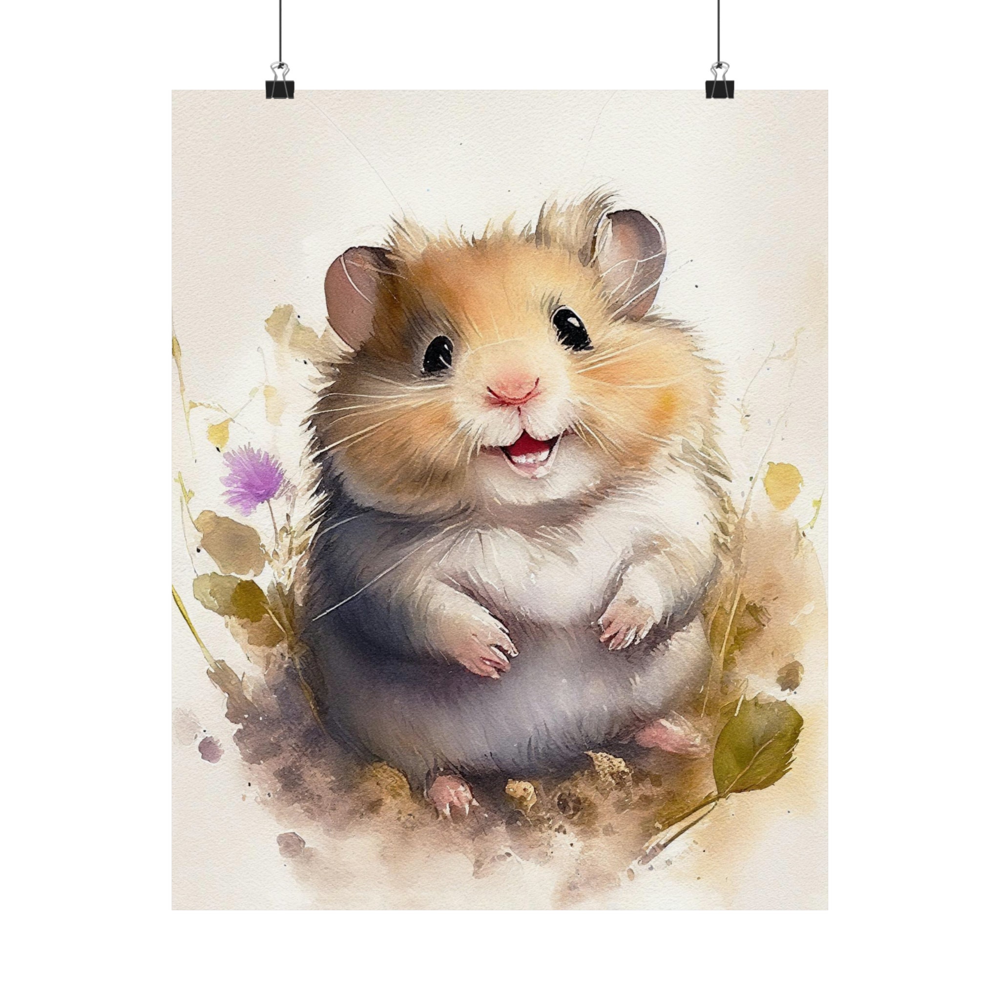 Discover Cute Little Mouse Premium Matte Vertical Poster