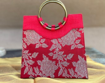 Brocade Silk handbag - free shipping