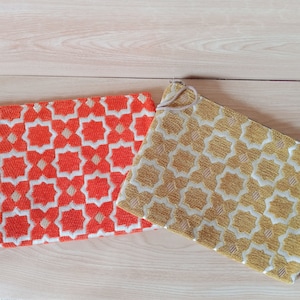 Porte-monnaie, pochette pour cartes, pochette de soirée zippée, pochette moderne ultra-fine avec pampille, pochette bohème pour femme
