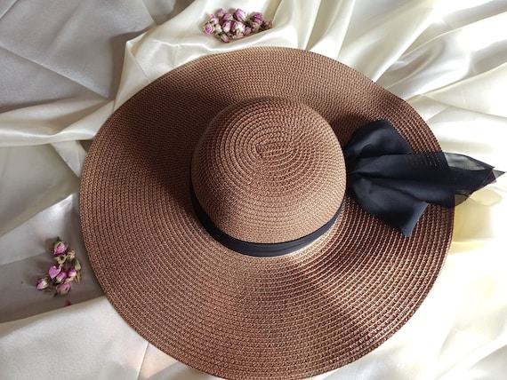 Large Brim Amazon Women's Sun Hats Packable Hat Black Sun Hat