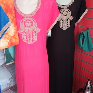 Set of 2  Bohemian Elegance The Moroccan Kaftan – A Versatile Summer and Maternity Delight