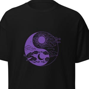 Yin Yang Purple Sky Unisex classic tee