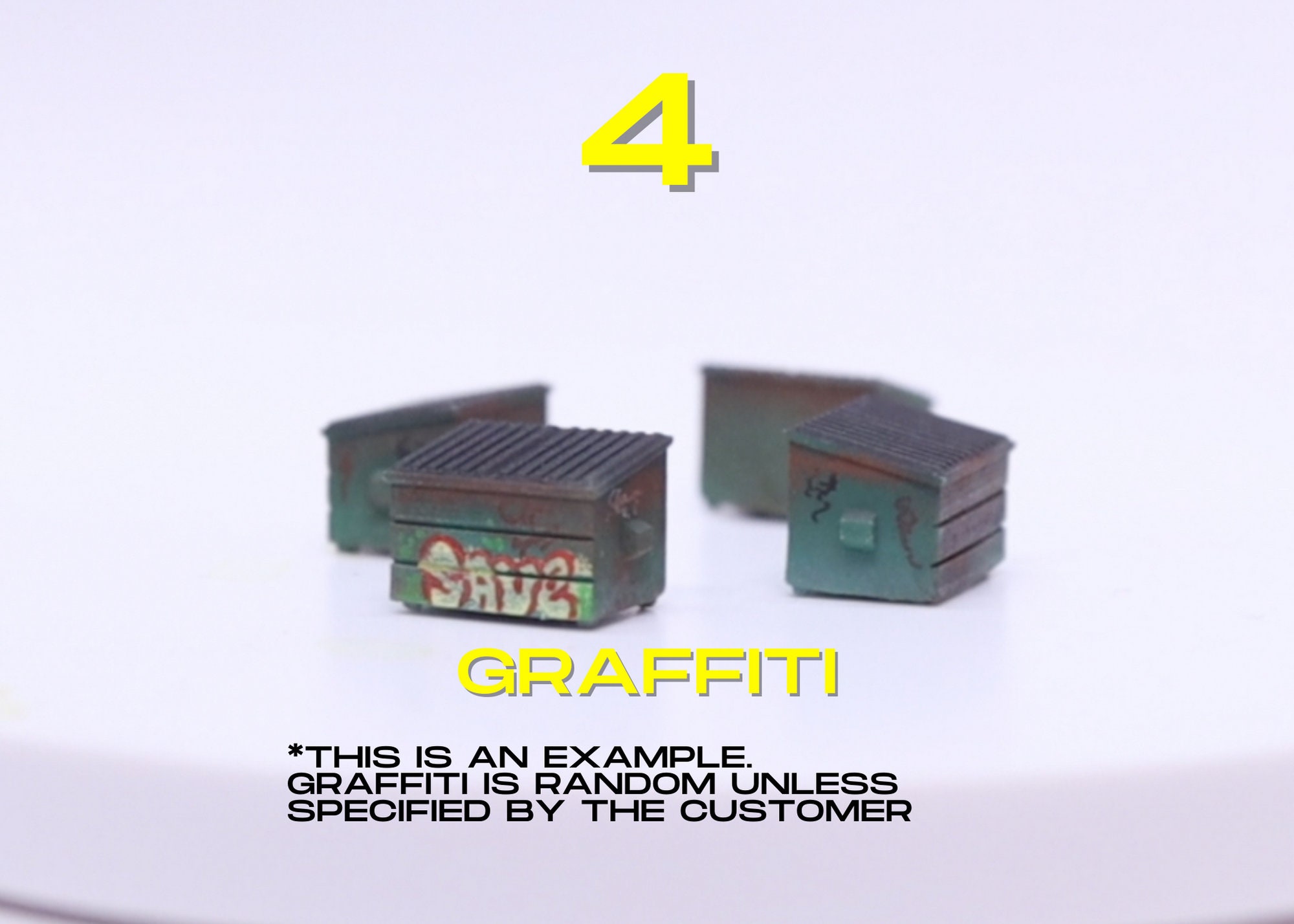 thumbnail interactive-video image 1 of N Scale 1:148 Scrap Car Bales – Painted, For Diorama, Junkyard Scene, UK Made 1 of 2