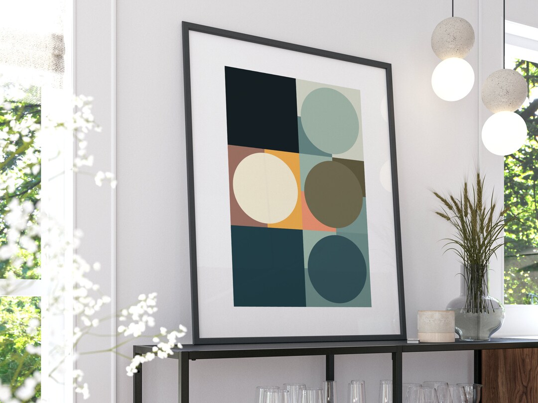 Mid-century Modern Printable Wall Art Large Wall Art Minimalist ...