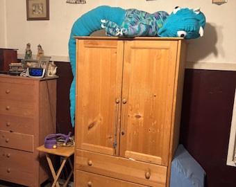 Crocheted 7 foot dragon