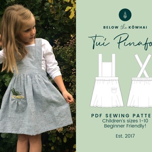 Tui Pinafore Dress PDF sewing pattern