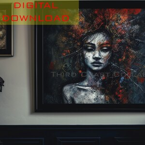 Gothic Art Digital for Goth Decor Bedrooms | Gothic Artwork | Goth Art Printable | Subtle Sublime